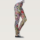 Hart Abstracte Kunst Leggings (Rechts)