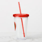 hart acryl drinkbeker (Links)