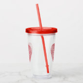 Hart Acryl Drinkbeker (Links)