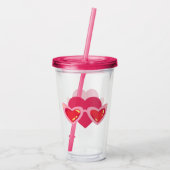 Hart Acryl Drinkbeker (Achterkant)
