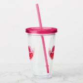 Hart Acryl Drinkbeker (Links)