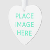 Hart - Acryl Ornament (voorkant)