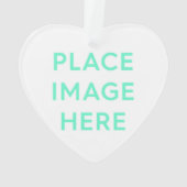 Hart - Acryl Ornament (achterkant)