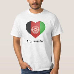 Hart - Afghaanse vlag T-shirt