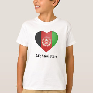 Hart - Afghaanse vlag T-shirt