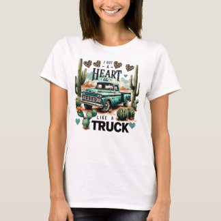 Hart als een vrachtwagen T-shirt