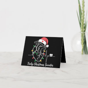 Hart Anatomie Kerst Verpleegster Cardiale Tachy Ke Kaart