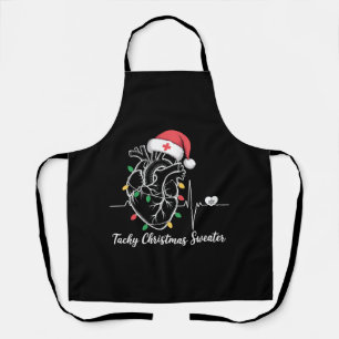 Hart Anatomie Kerst Verpleegster Cardiale Tachy Ke Schort