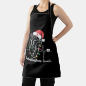 Hart Anatomie Kerst Verpleegster Hart Tachy Xmas Schort (Insitu)