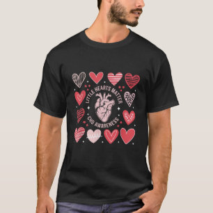 Hart Anatomie Valentijn Little Heart Matter CHD Aw T-shirt