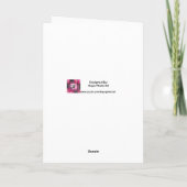  hart anatomie Valentijn Wenskaart Feestdagen Kaart (Achterkant)