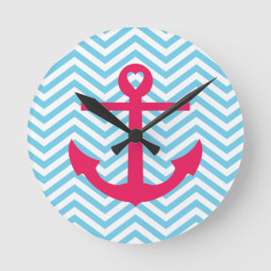 Hart Anchor Ronde Klok