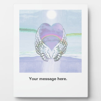 Hart, Angel Wings en Ocean Fotoplaat