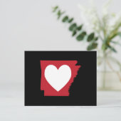 Hart Arkansas Briefkaart (Staand voorkant)