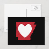 Hart Arkansas Briefkaart (Voorkant / Achterkant)