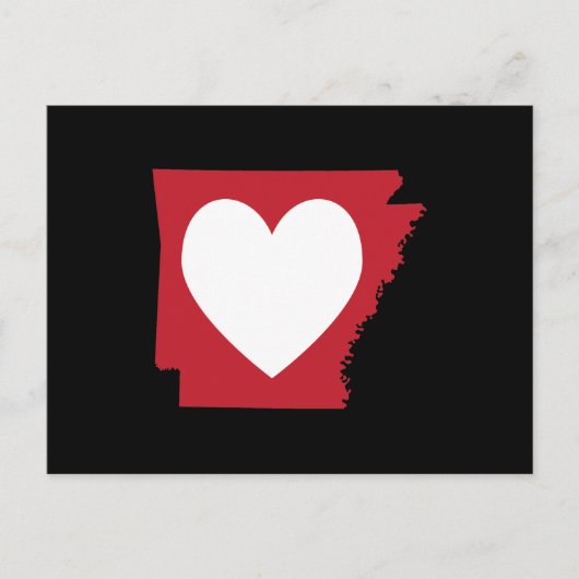 Hart Arkansas Briefkaart (Voorkant)
