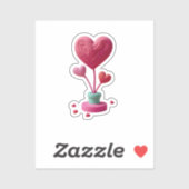 Hart arrangement sticker (Vel)