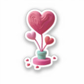 Hart arrangement sticker (Voorkant)