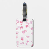 hart bagagelabel (Achterkant verticaal)