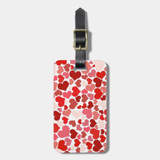 hart bagagelabel (Voorkant verticaal)