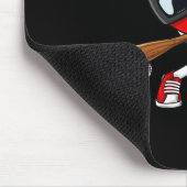 Hart Baseball Valentijnsdag Fun Boys Meisjes Kinde Muismat (Hoek)