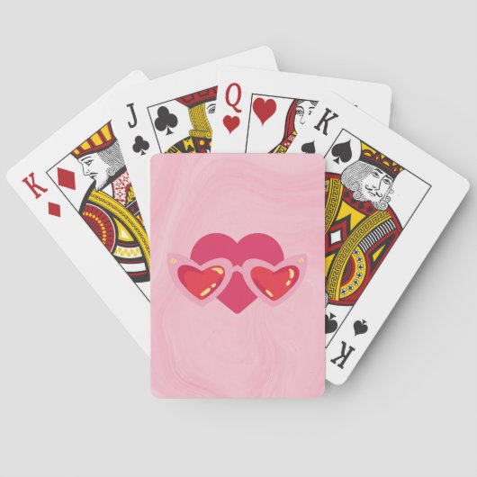 Hart Bij Pokerkaarten (Achterkant)