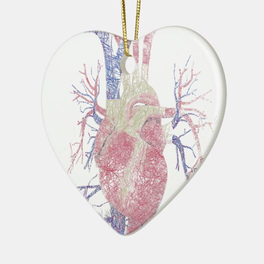 Hart (Biro) Keramisch Ornament (Links)