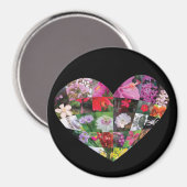 Hart_Bloemen Magneet (Voorkant / Achterkant)