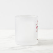 Hart Bloesems Ontwerp Frosted Glass Mok (Center)