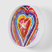 Hart boho waterverf kunst (Hoek)