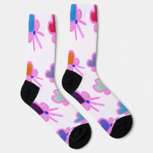 Hart Boog Patroon Persoonlijk Cadeau Crew Sokken