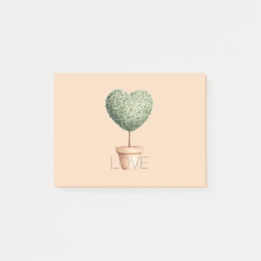 Hart Boom Liefde Post-it® Notes (Voorkant)