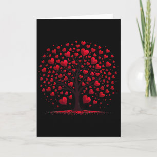 Hart Boom Van Harten Liefde Valentijn Valentijnsda Kaart