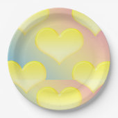 hart borden papieren bordje (Voorkant)