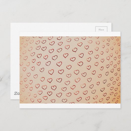 hart briefkaart (Voorkant / Achterkant)