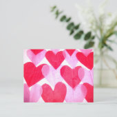 hart briefkaart (Staand voorkant)