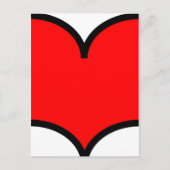 Hart - Briefkaart (Voorkant)