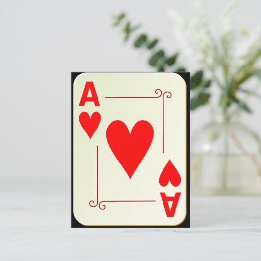 Hart Briefkaart (Staand voorkant)