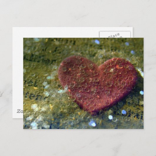 hart briefkaart (Voorkant / Achterkant)