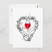 hart briefkaart (Voorkant / Achterkant)