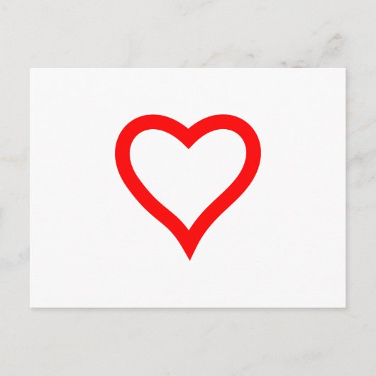 Hart Briefkaart (Voorkant)