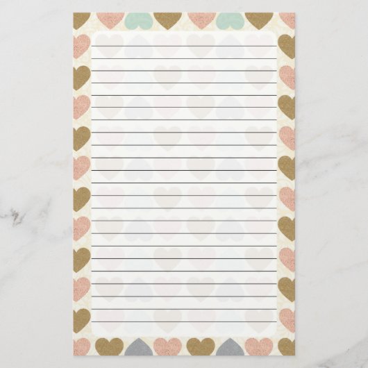 hart briefpapier (Voorkant)