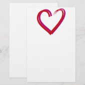 hart briefpapier (Voorkant / Achterkant)