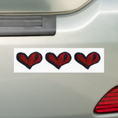 Hart Bumpersticker (Op auto)