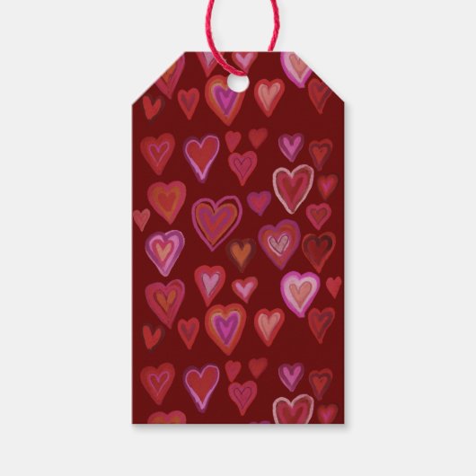 hart cadeaulabel (Voorkant)