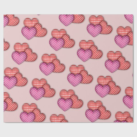  hart cadeaupapier (Vlak)