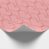 hart cadeaupapier (Hoek)