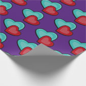 hart cadeaupapier (Hoek)