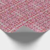 hart cadeaupapier (Hoek)