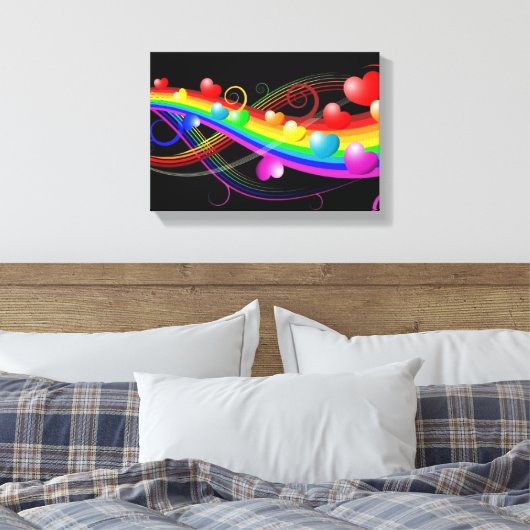 hart canvas afdruk (Insitu (Slaapkamer))